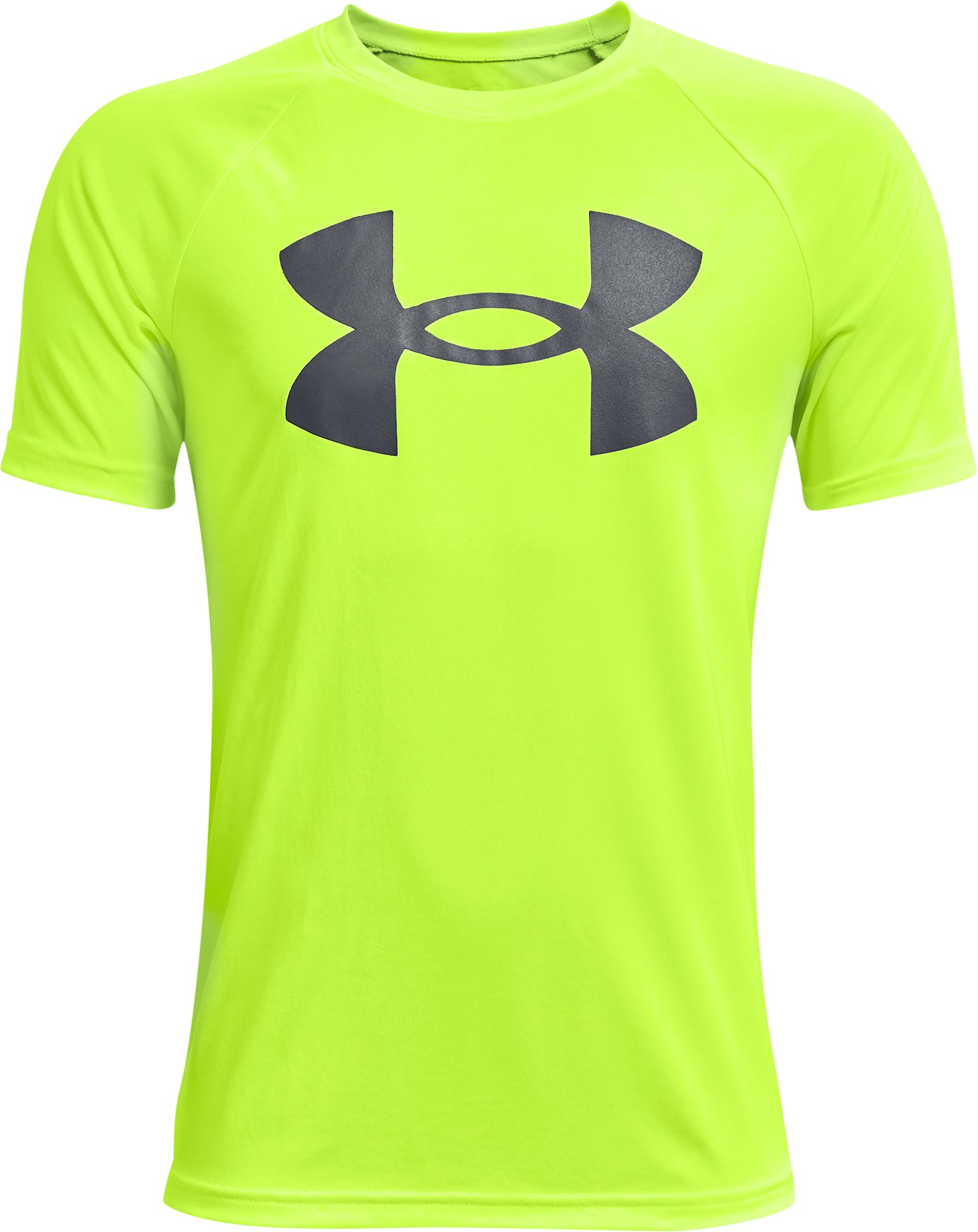 UA Tech Big Logo Boys' Short Sleeve 6