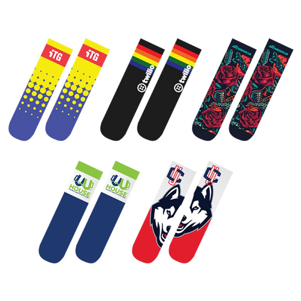 Full Color Calf Socks 4