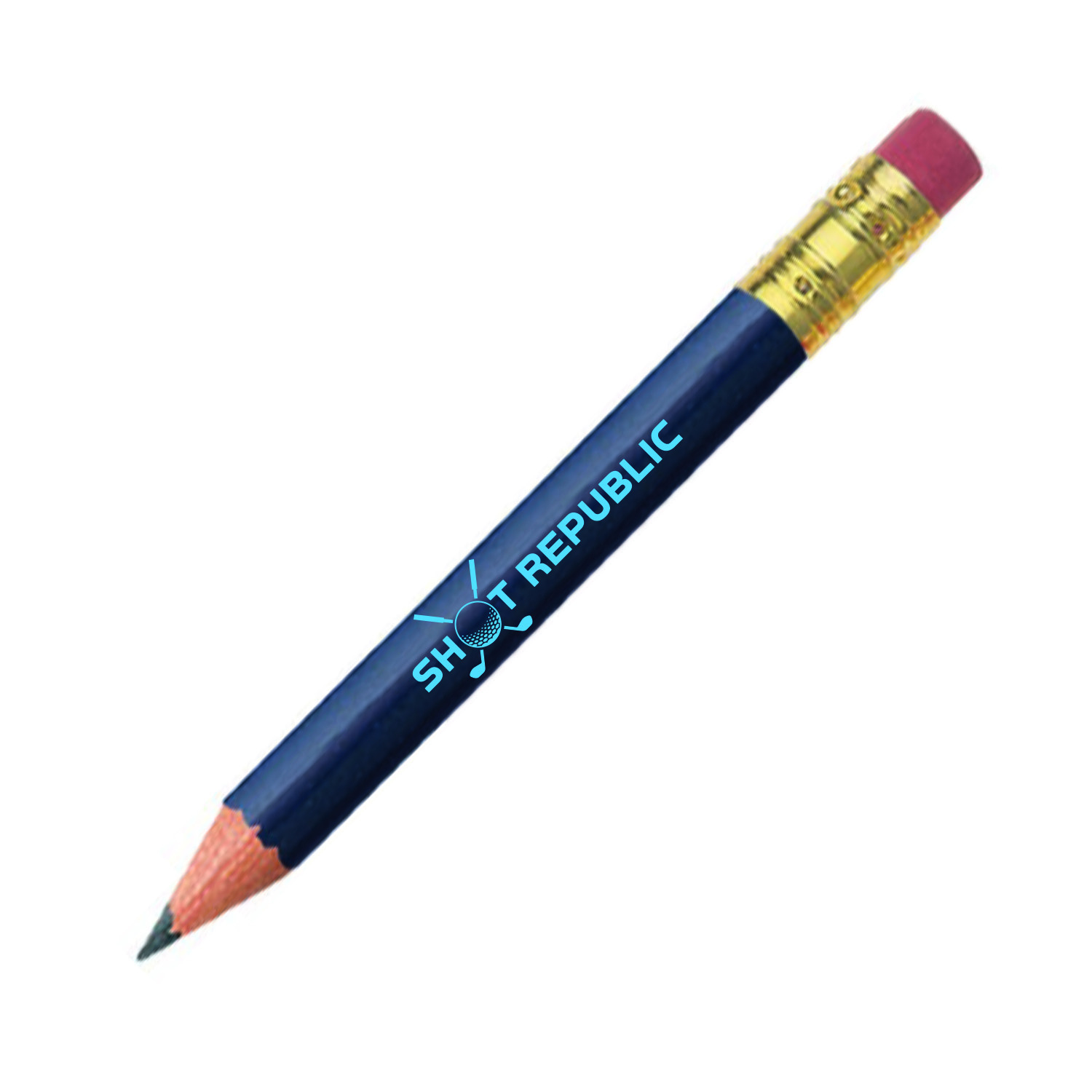 Golf Pencil (Round) with Eraser 3