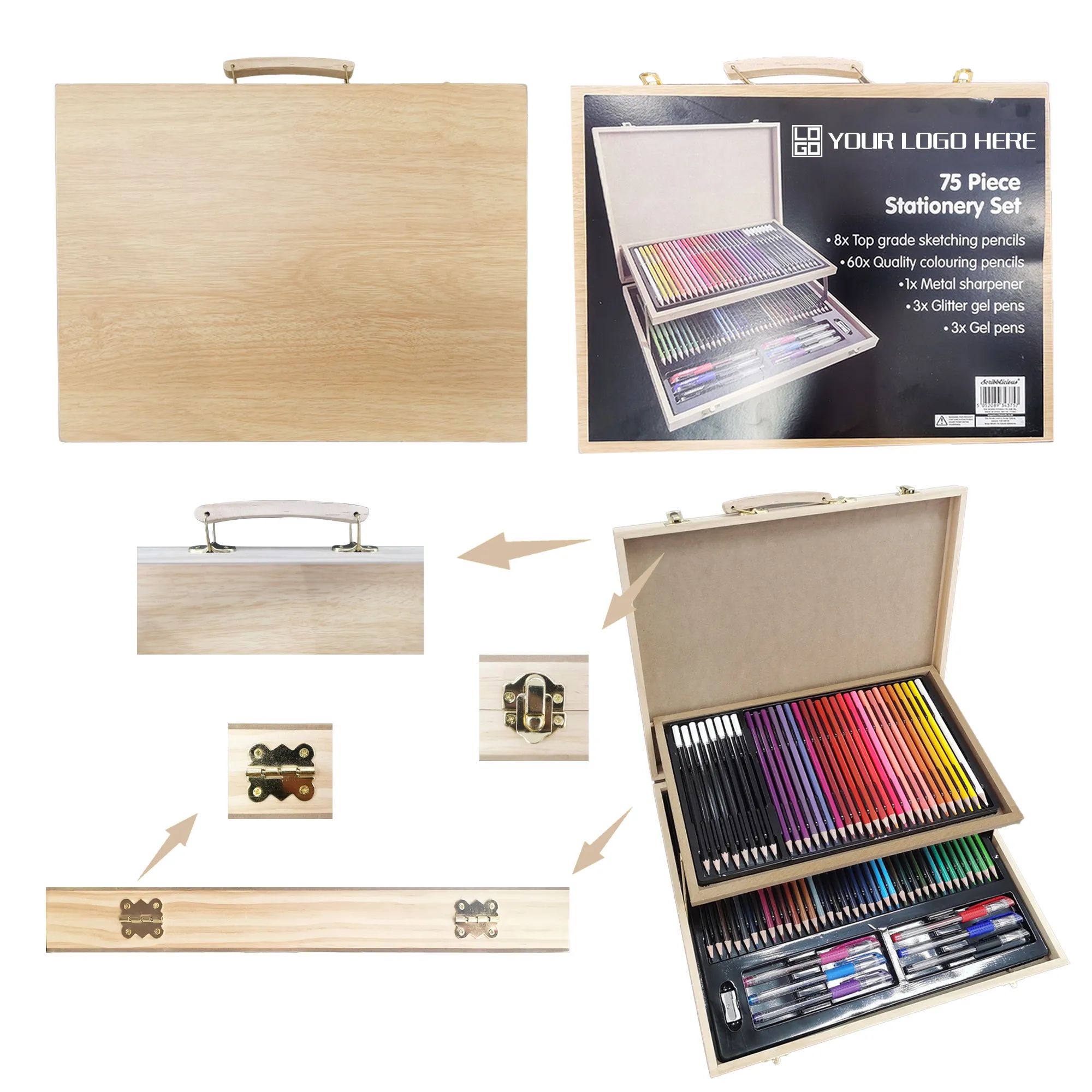 Painting Art Set Foldable Integrated Craft Portable 2