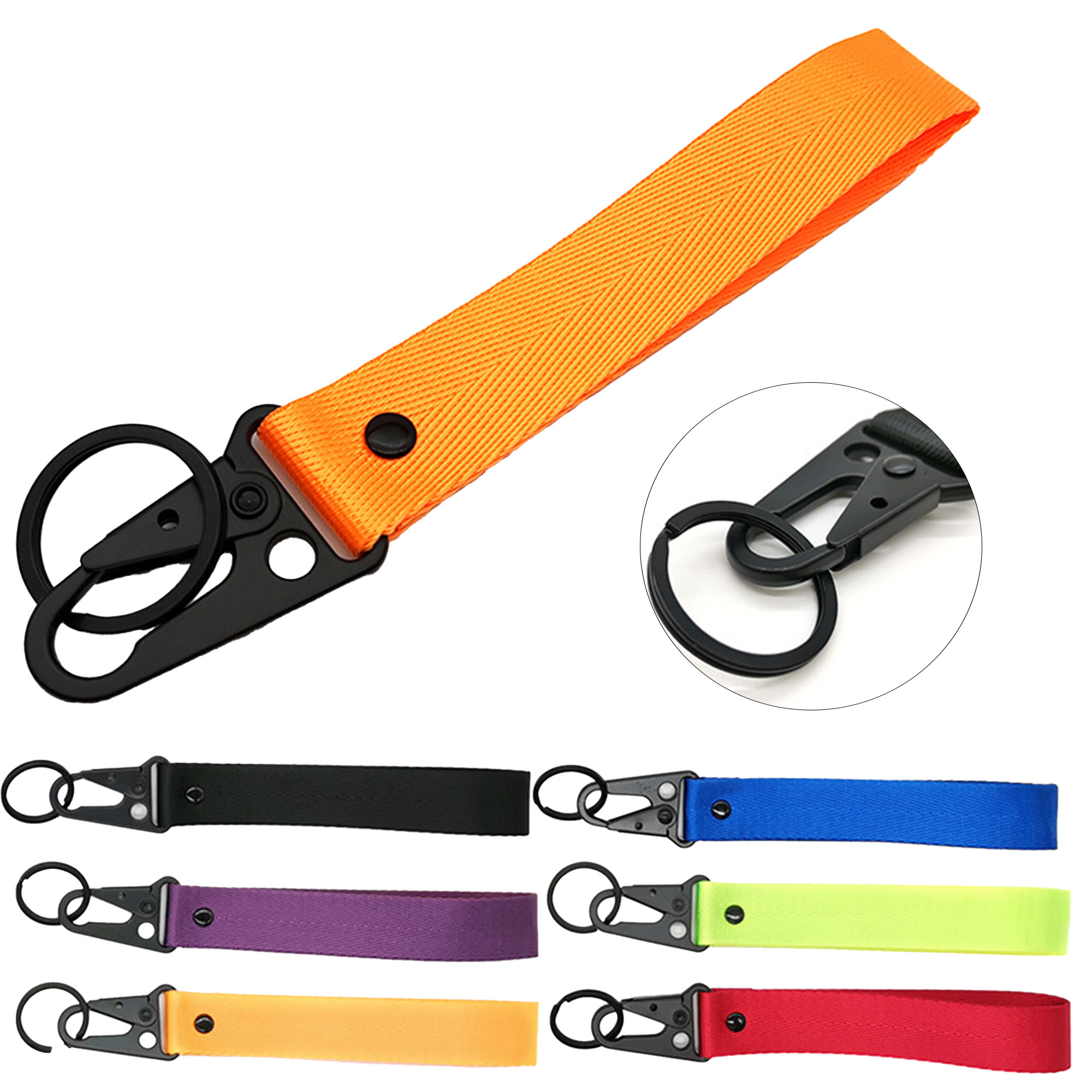 Hawk Hook Keychain Wrist Strap With Number Plate 2