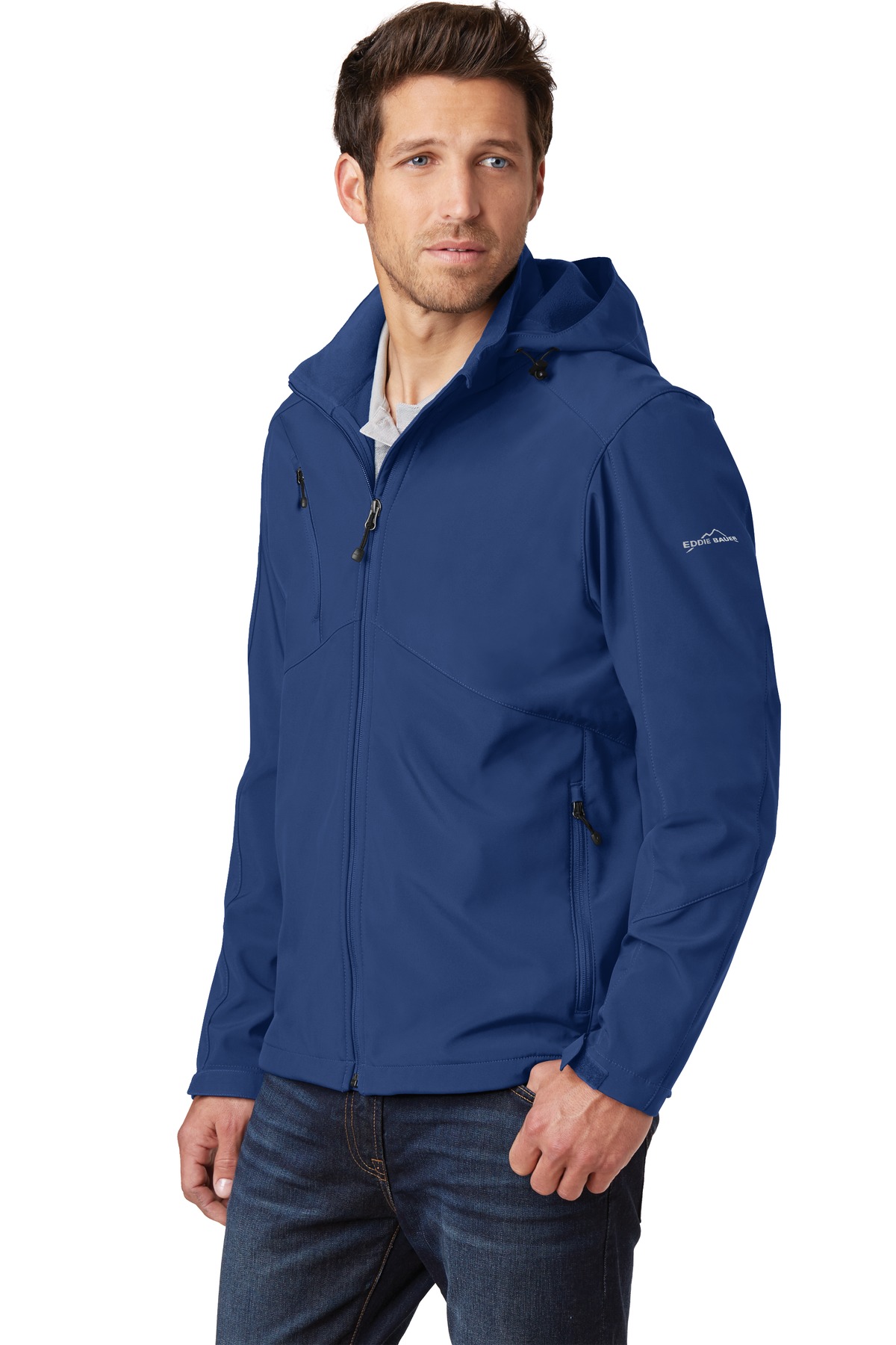 Eddie Bauer Hooded Soft Shell Parka. EB536 12