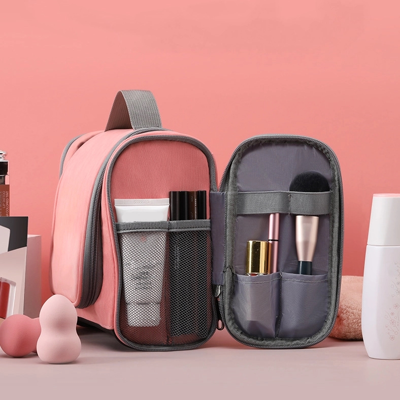 PU Hanging Travel Toiletry Bag & Makeup Cosmetic Organizer 9