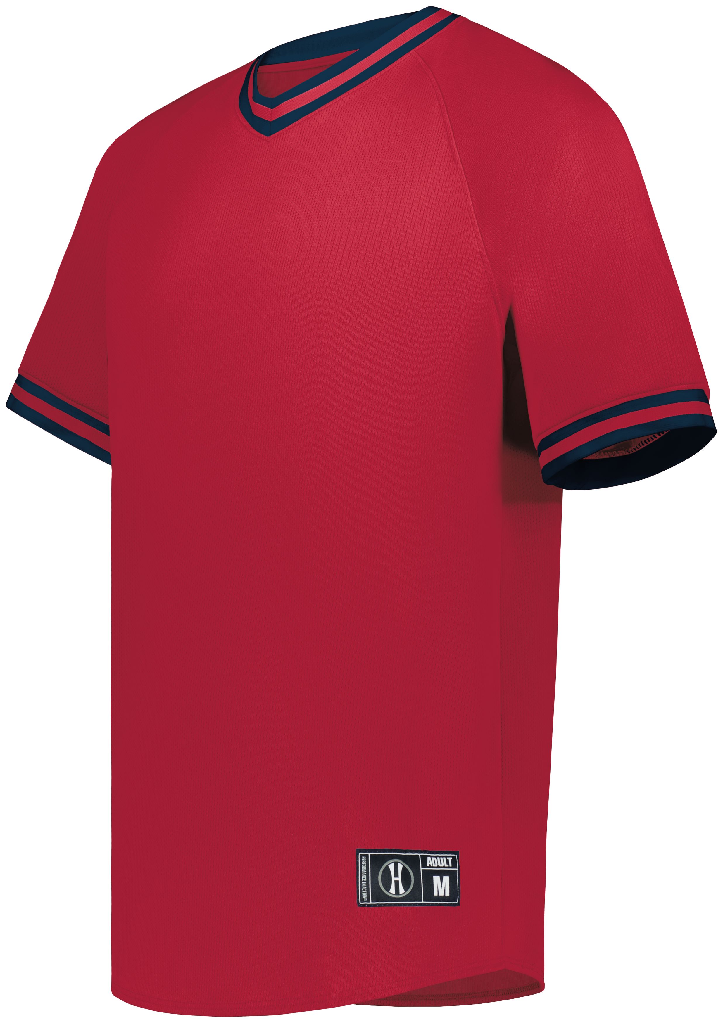 Youth Retro V-Neck Baseball Jersey 11