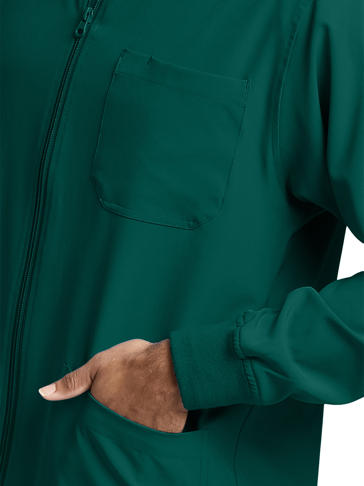 Skechers - Men's Three-Pocket Zip-Up Structure Warm-Up Scrub Jacket 24