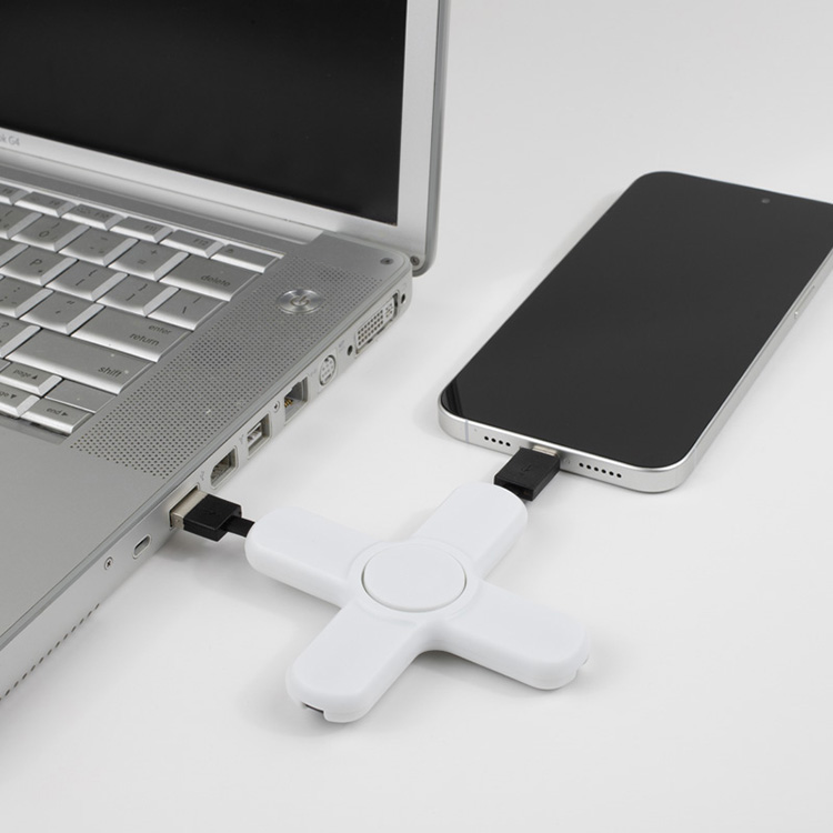 "PLAY & CHARGE 2.0" 5-in-1 Cell Phone Charging Cable Spinner 10