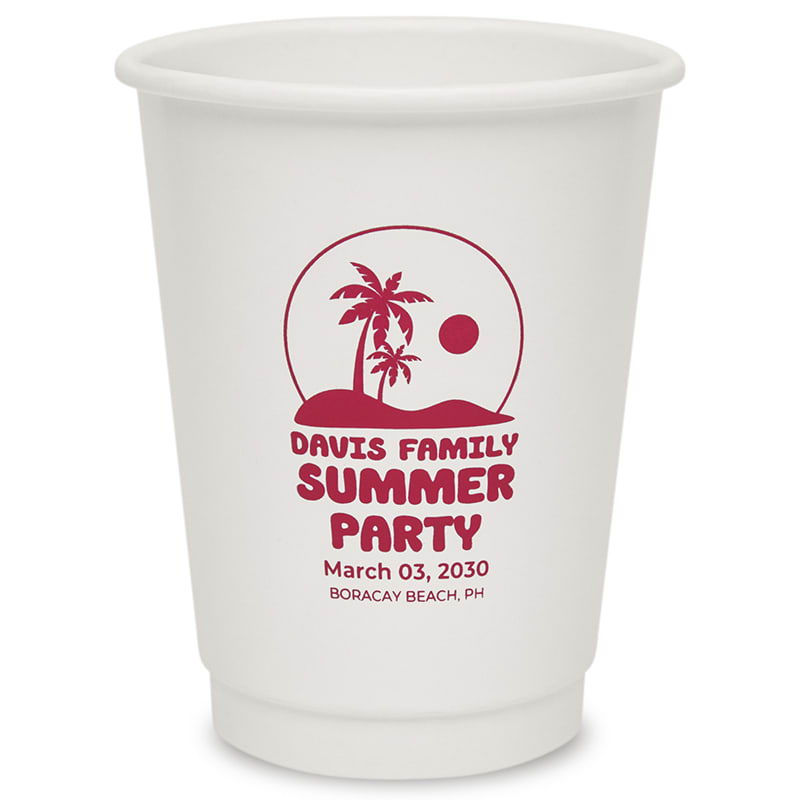 Custom 12 Oz. Double Wall Paper Hot Cups 13