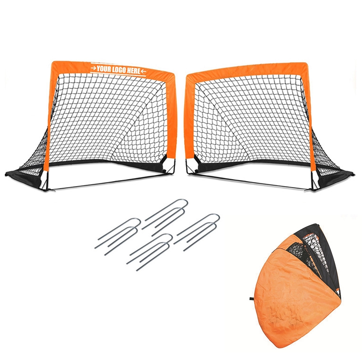 Football Goal 2 Foldable Net Set 1