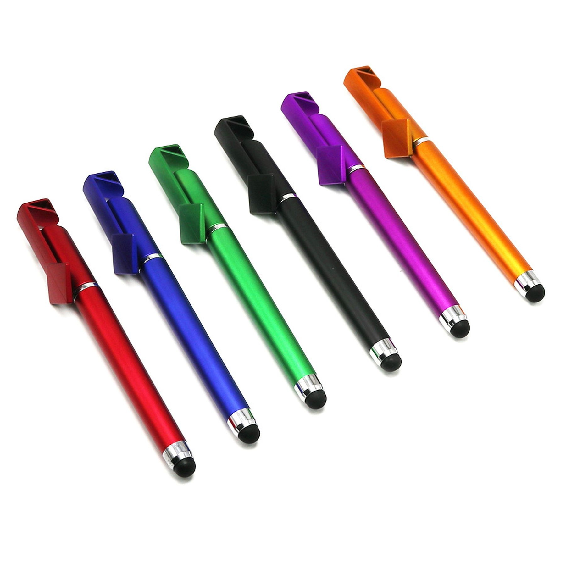 3 In 1 Phone Holder Qr Code Capacitive Stylus Ballpoint Pens 17