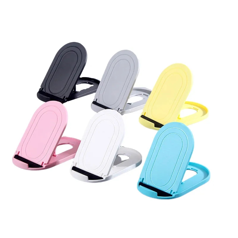 Lazy person folding phone holder