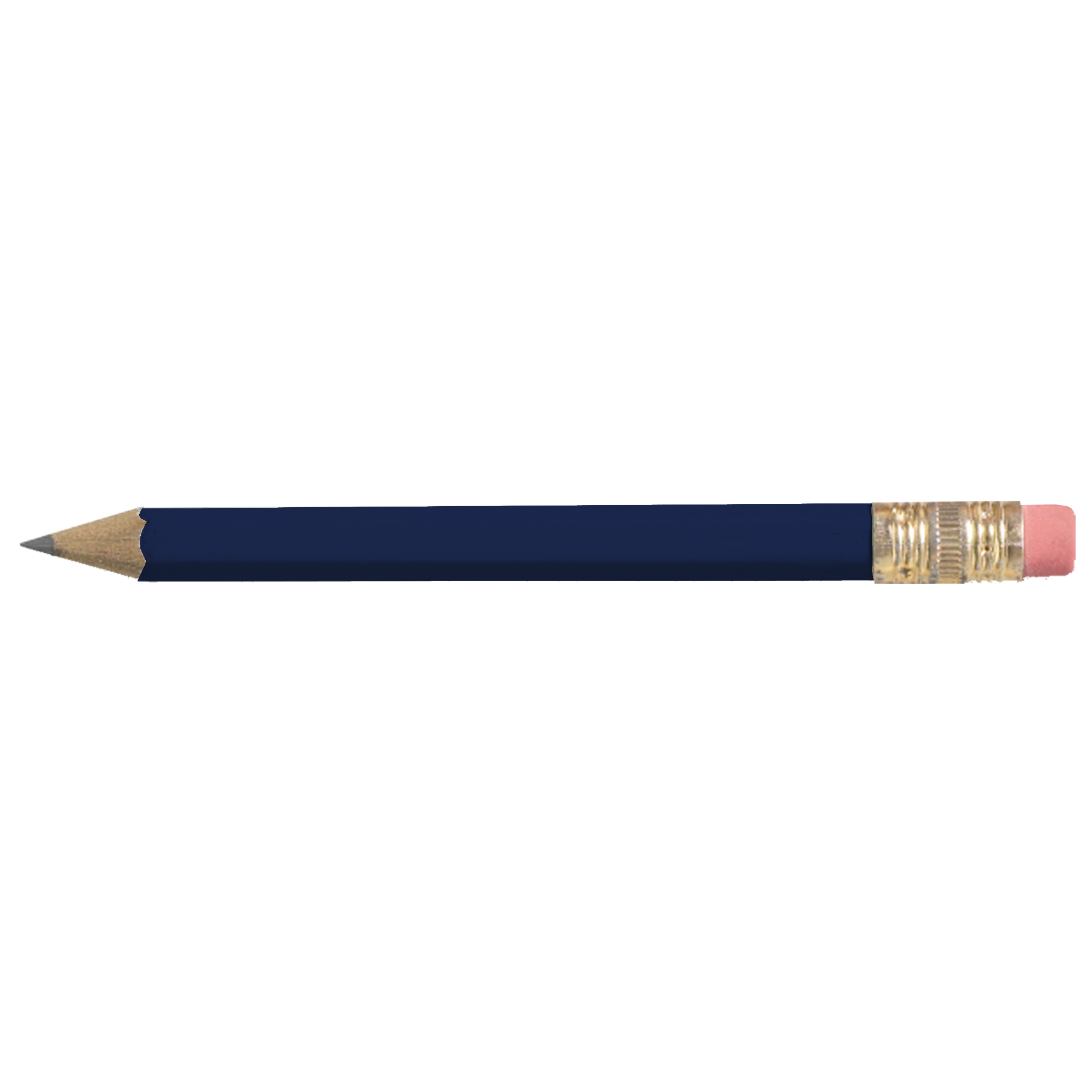 Hexagon Golf Pencil w/Eraser 6