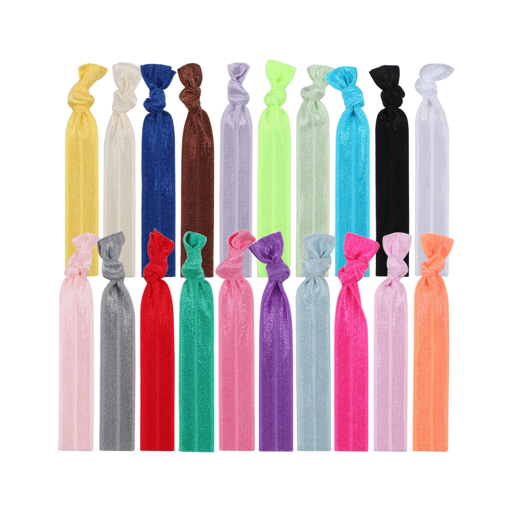 Vibrant Elastic Knotted Hair Ties 5