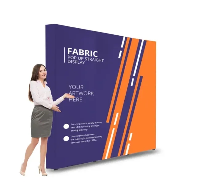Fabric Pop up Straight Display Package (10Ft x 8Ft) 5