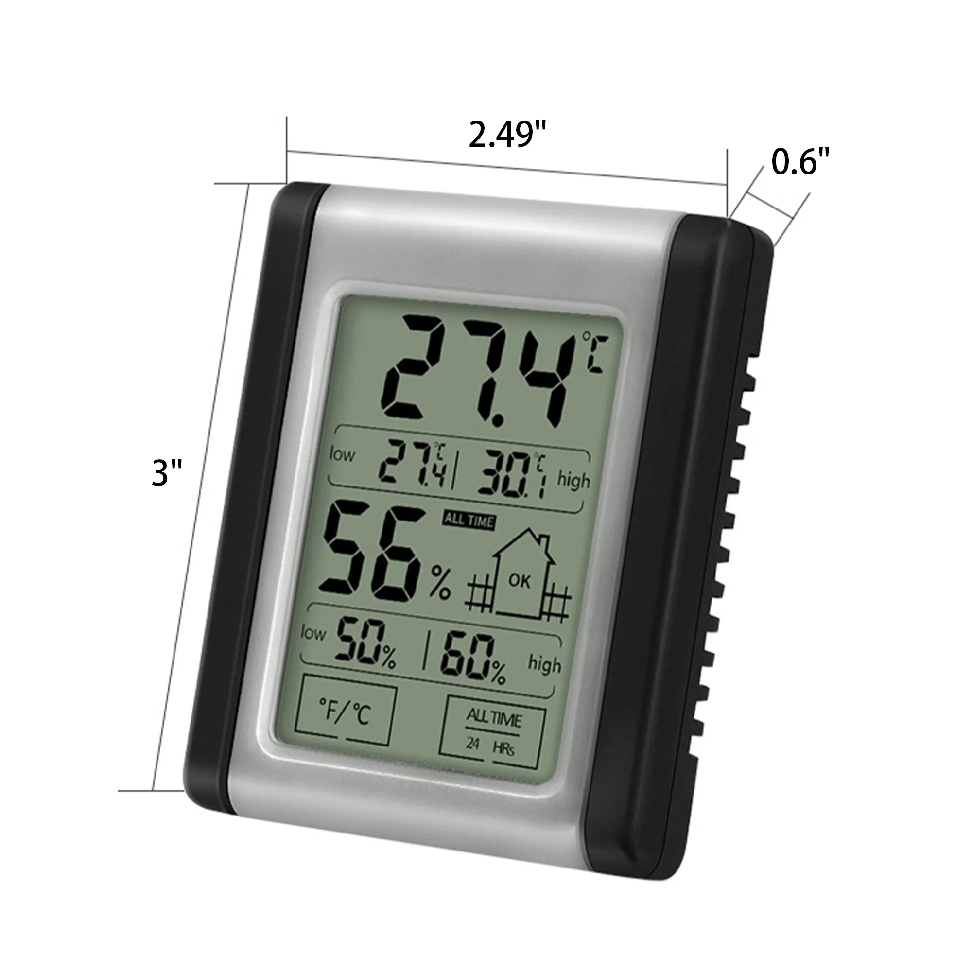 Digital Hygrometer Indoor Thermometer Humidity Meter 4
