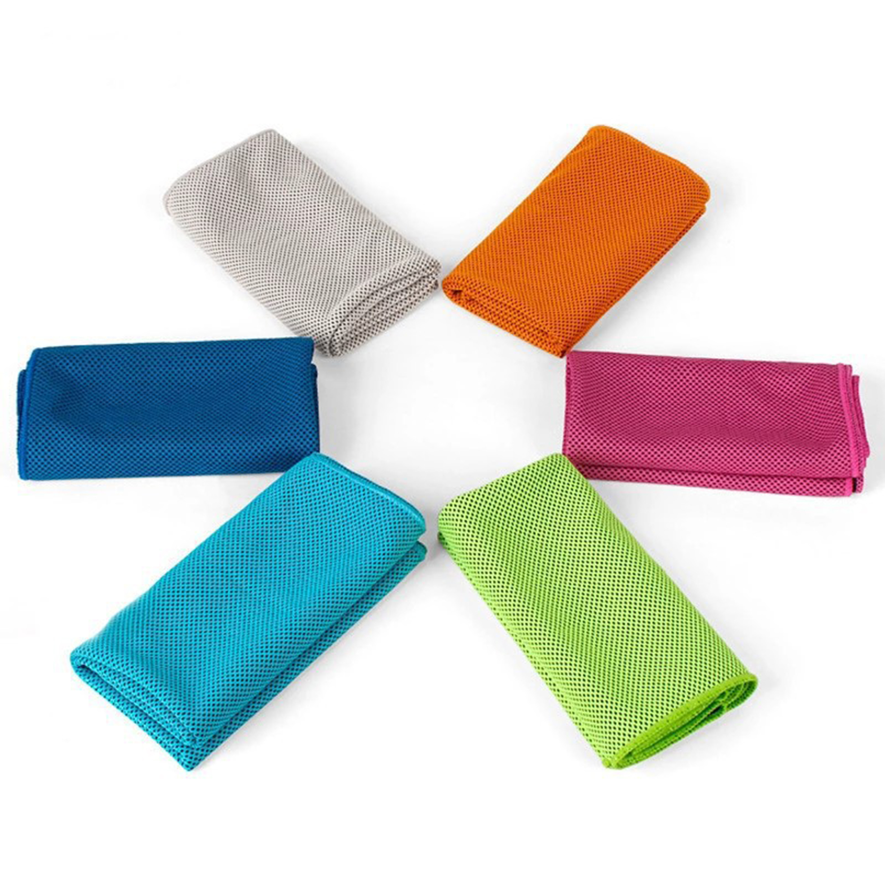 Microfiber Mesh Fabric Beach Sports Gym Cooling Towel 2
