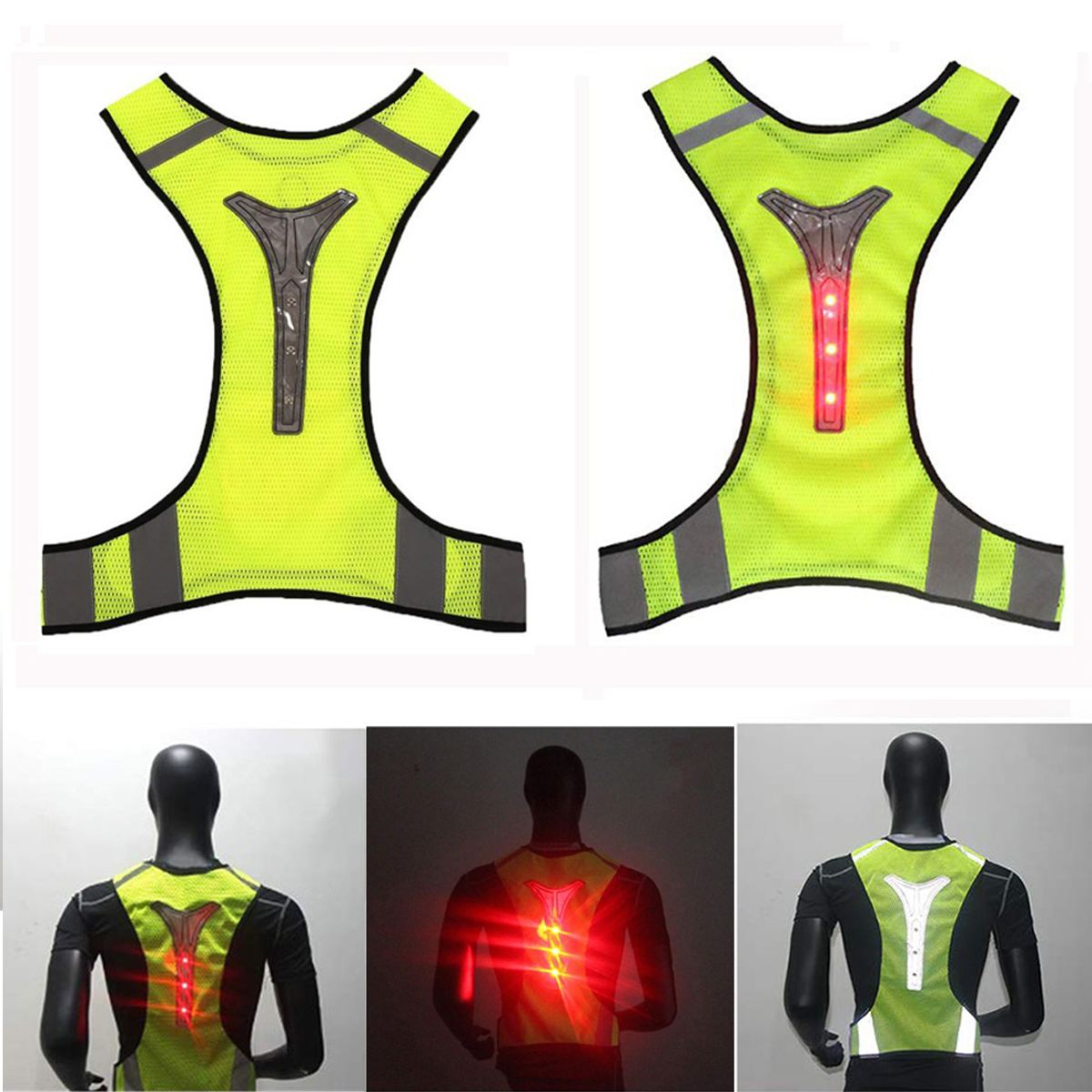 LED Reflective Safety Vest 1