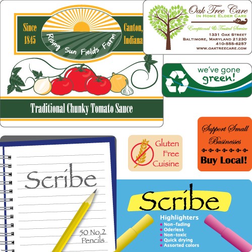 Die Cut Labels 1