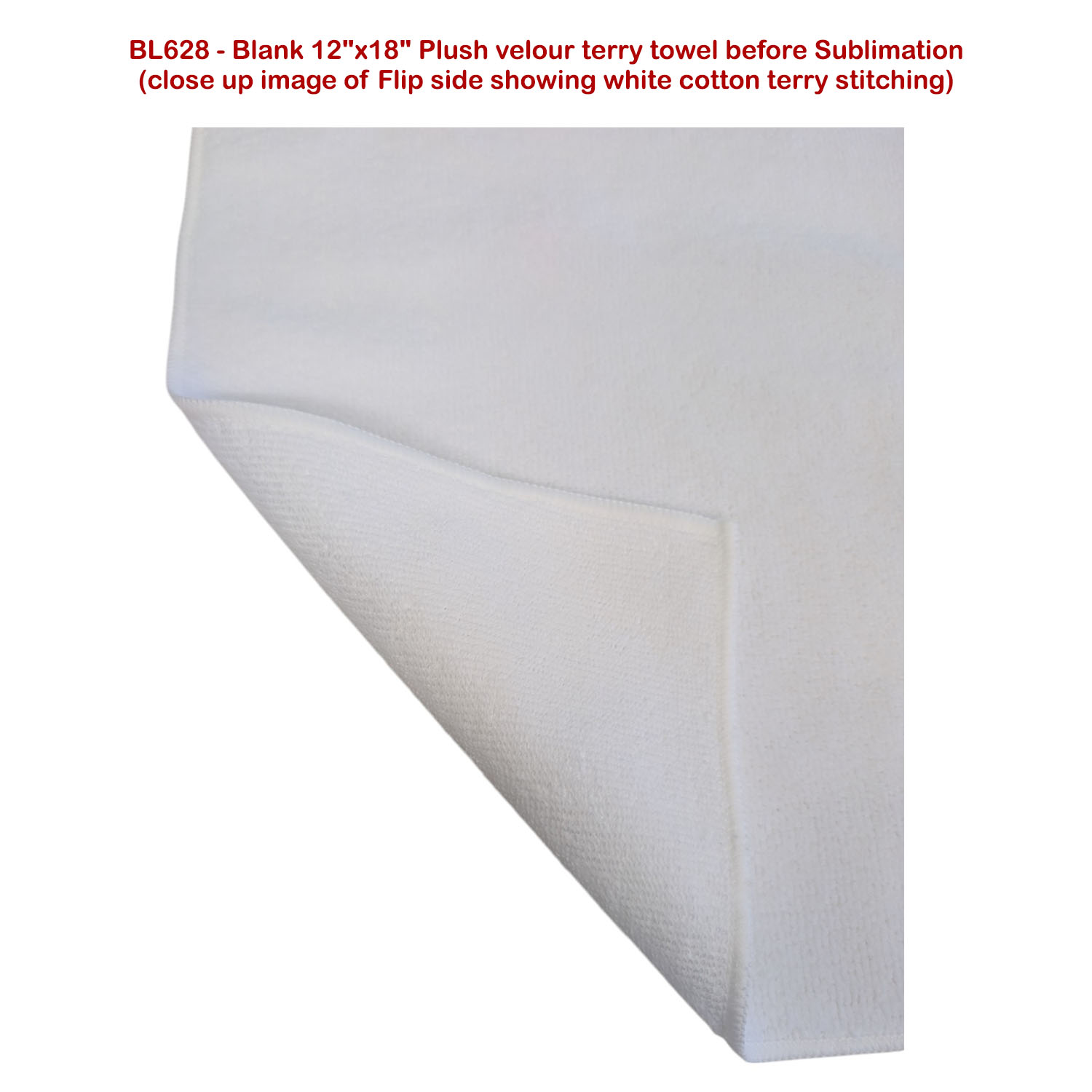 Gym, Workout, Fitness towel in Plush and Soft Velour Terry Cotton Blend, 12x18, Sublimated 1 side. 4