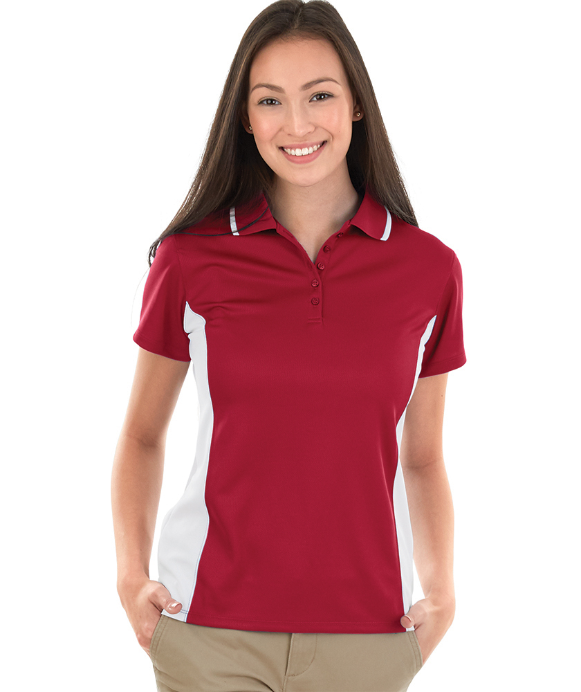 Women's Color Blocked Wicking Polo 25