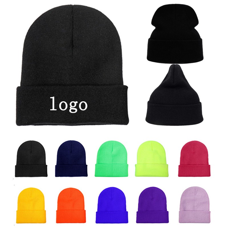Knit Beanie With Cuff