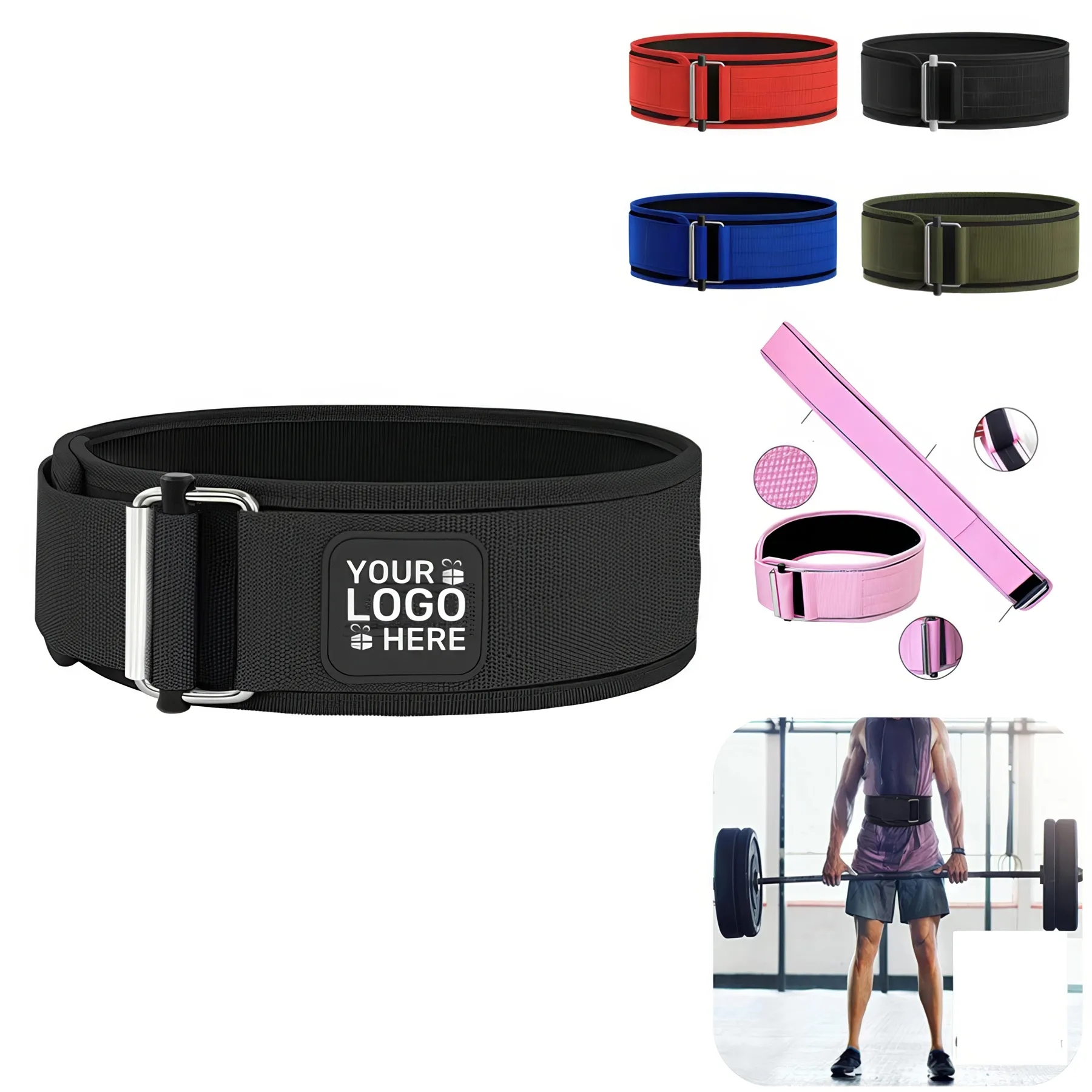 Self Locking Weight Lifting Belt 2
