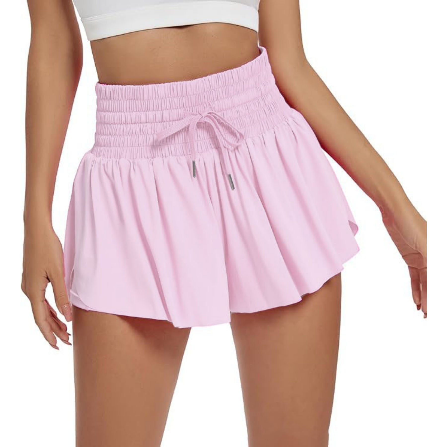 Woman High Waist Athletic Shorts 6