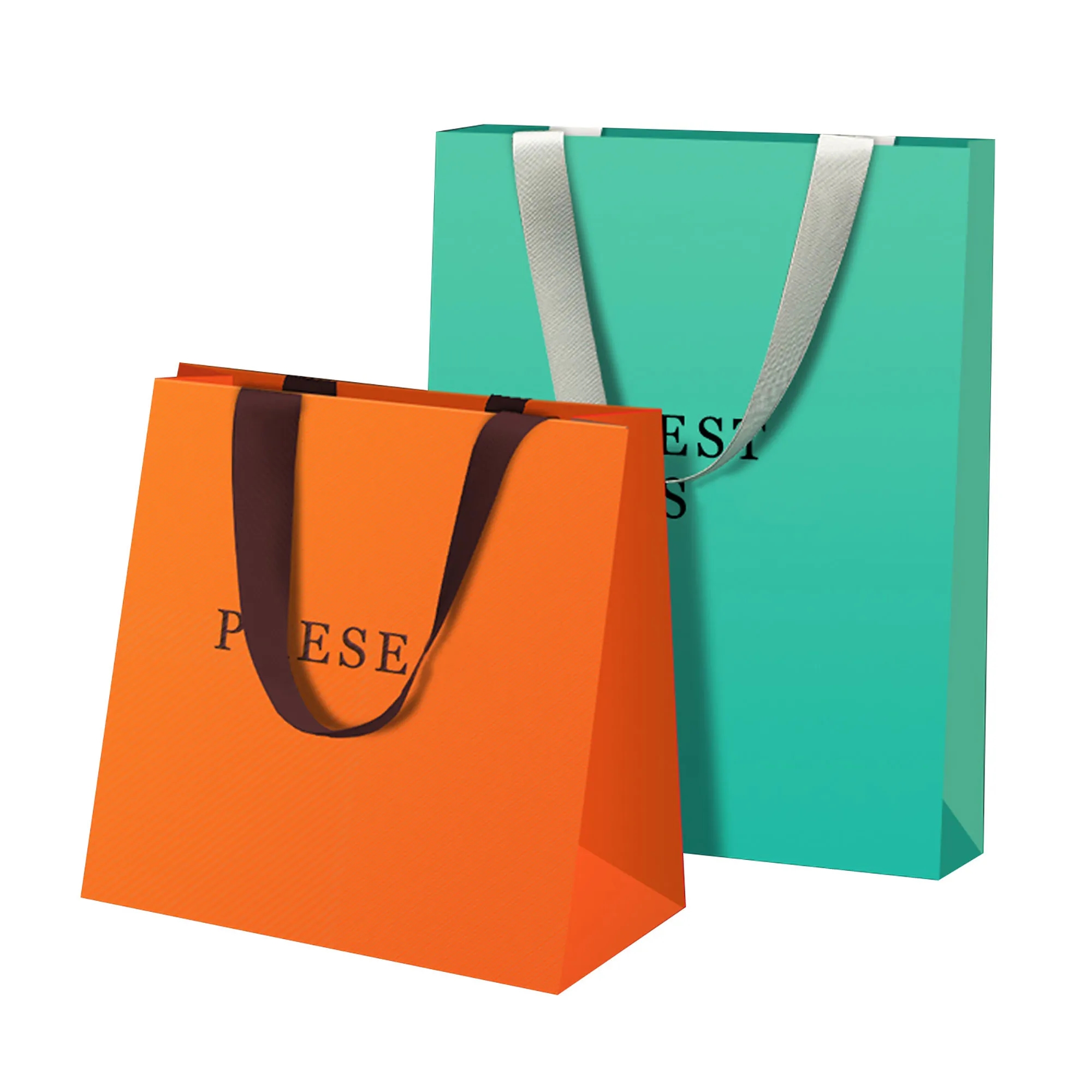 Customizable Paper Carrier With Logo For Shopping 4