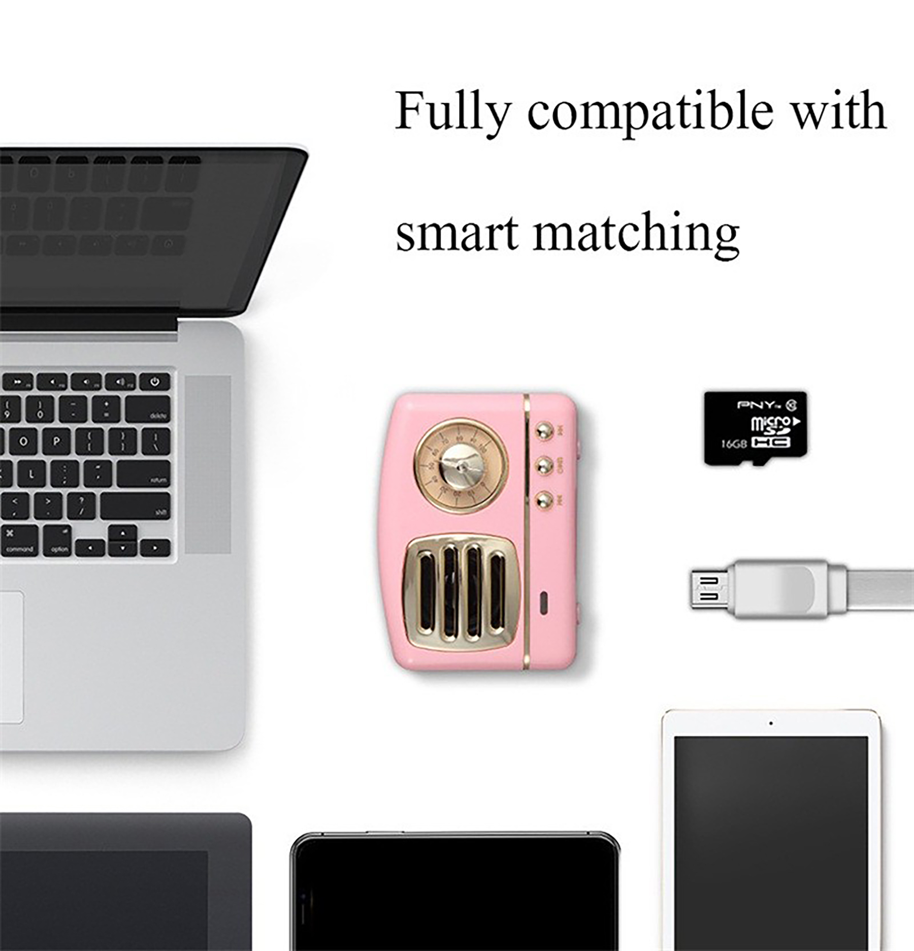 Retro Mini Portable Wireless Bluetooth Speaker 4