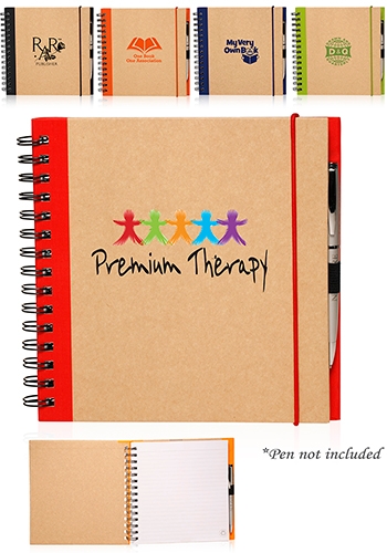 Recycled Square Notebook - 7.75" W x 8" H 2