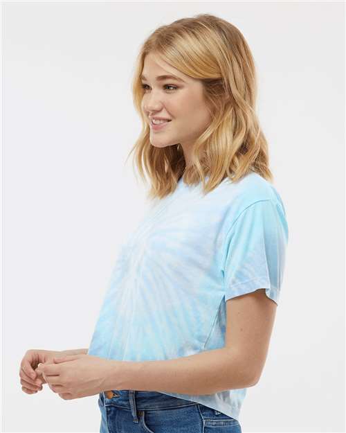 Women's Tie-Dyed Crop T-Shirt - 1050 3