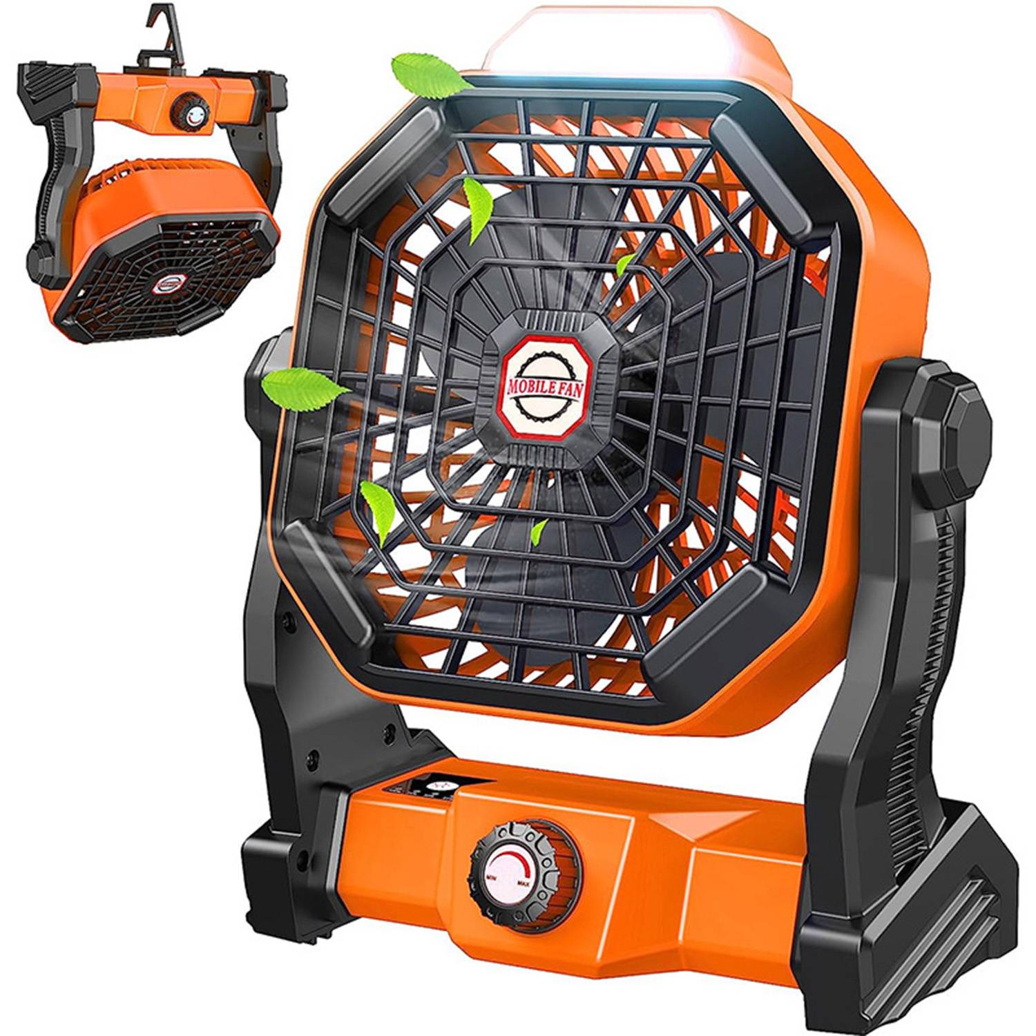 Portable Camping Fan with LED Light 4