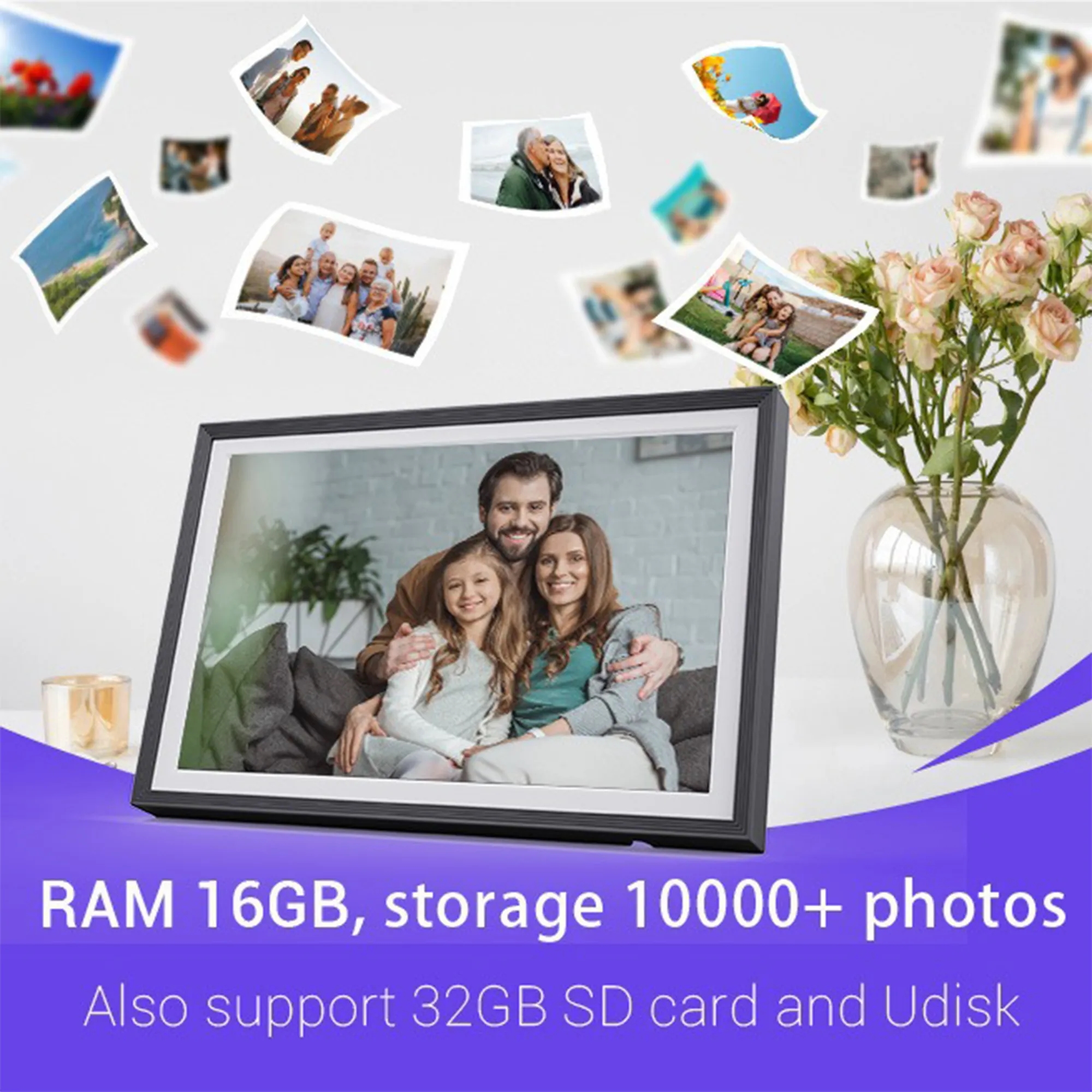 10.1-Inch Digital Photo Frame 32G 7