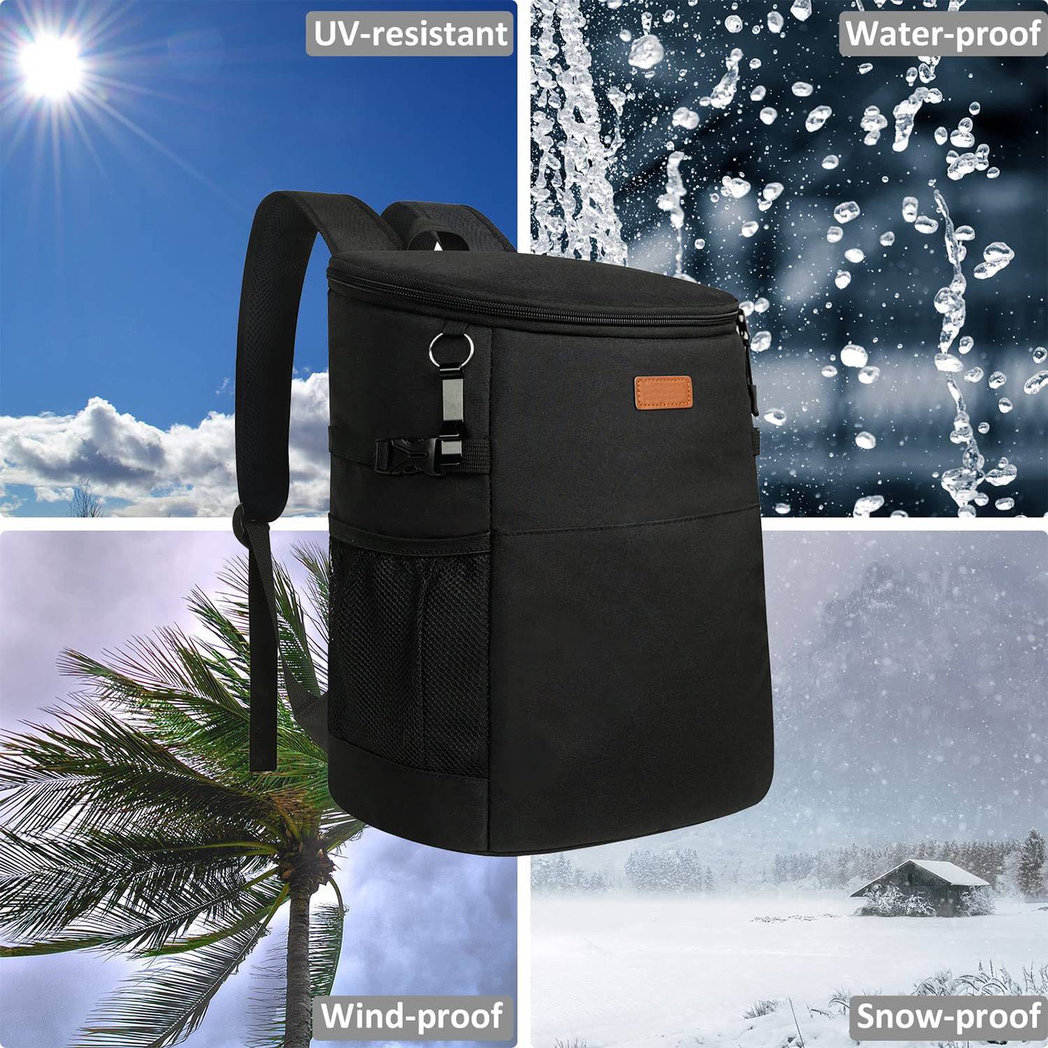 17L Large Insulated Cooler Backpack for Outdoor Camping 2