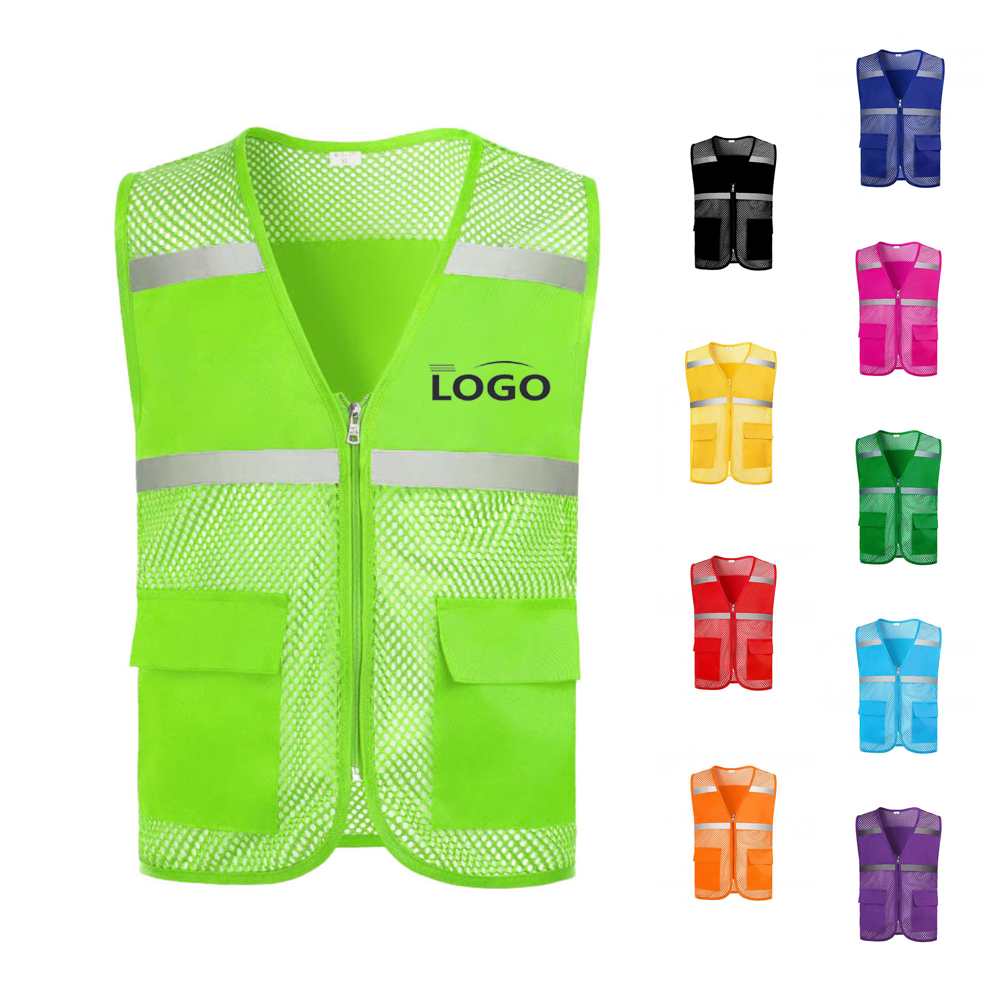 Toptie Mesh Safety Vest  Toptie 2
