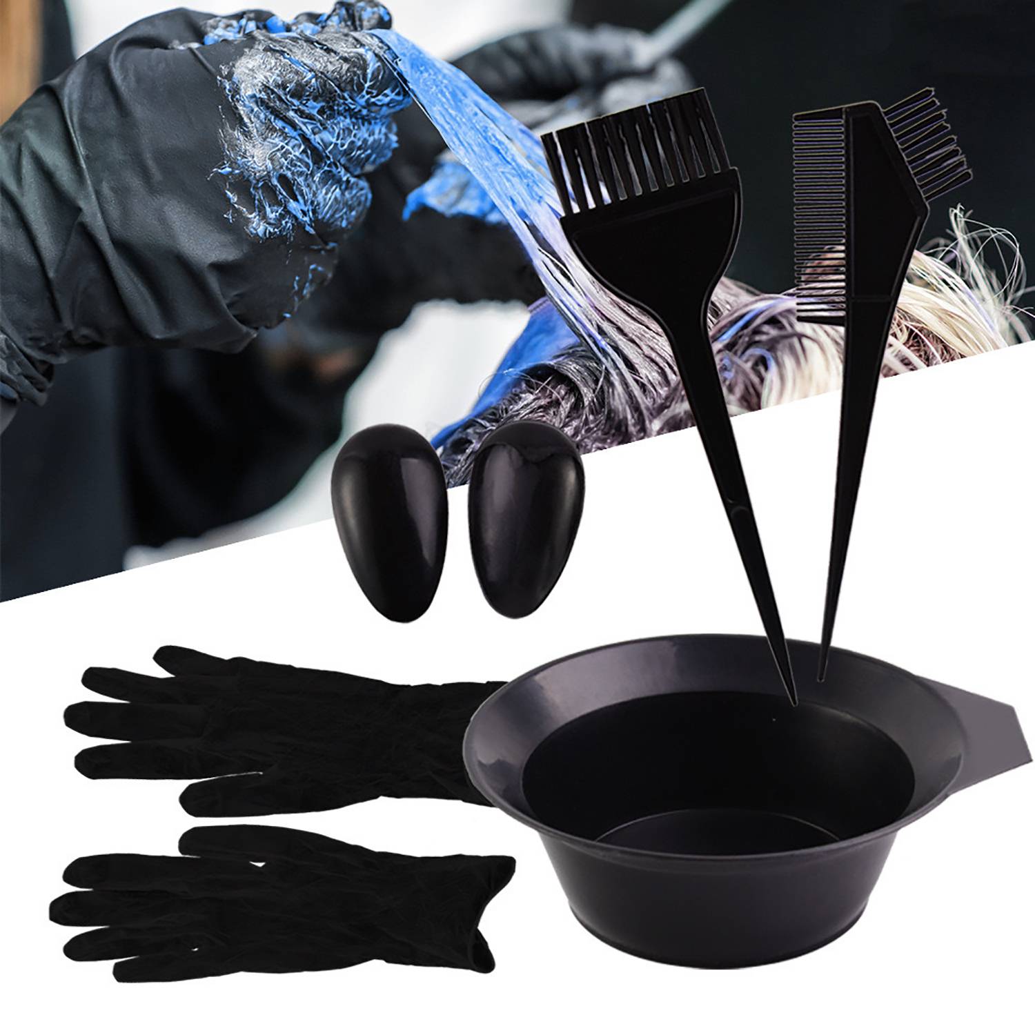 7-Piece Set Hairdressing Accessories Kit 7