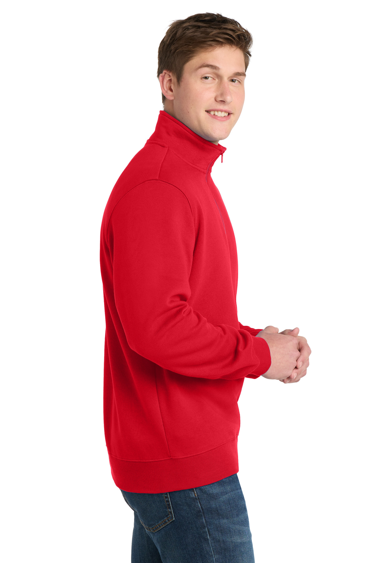 Sport-Tek 1/4-Zip Sweatshirt. ST253, custom hoodie or sweatshirt with logo imprint 43