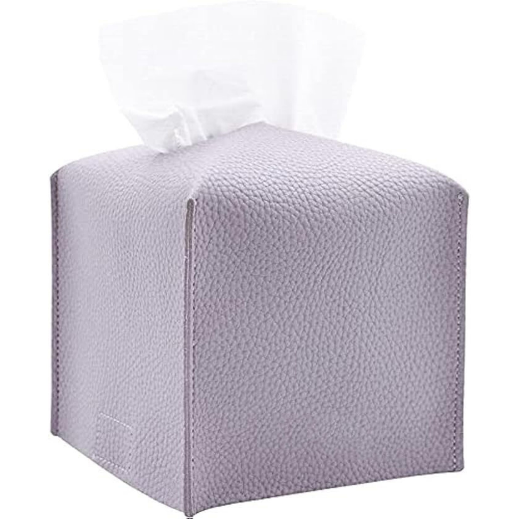 Square Leather Tissue Box 8