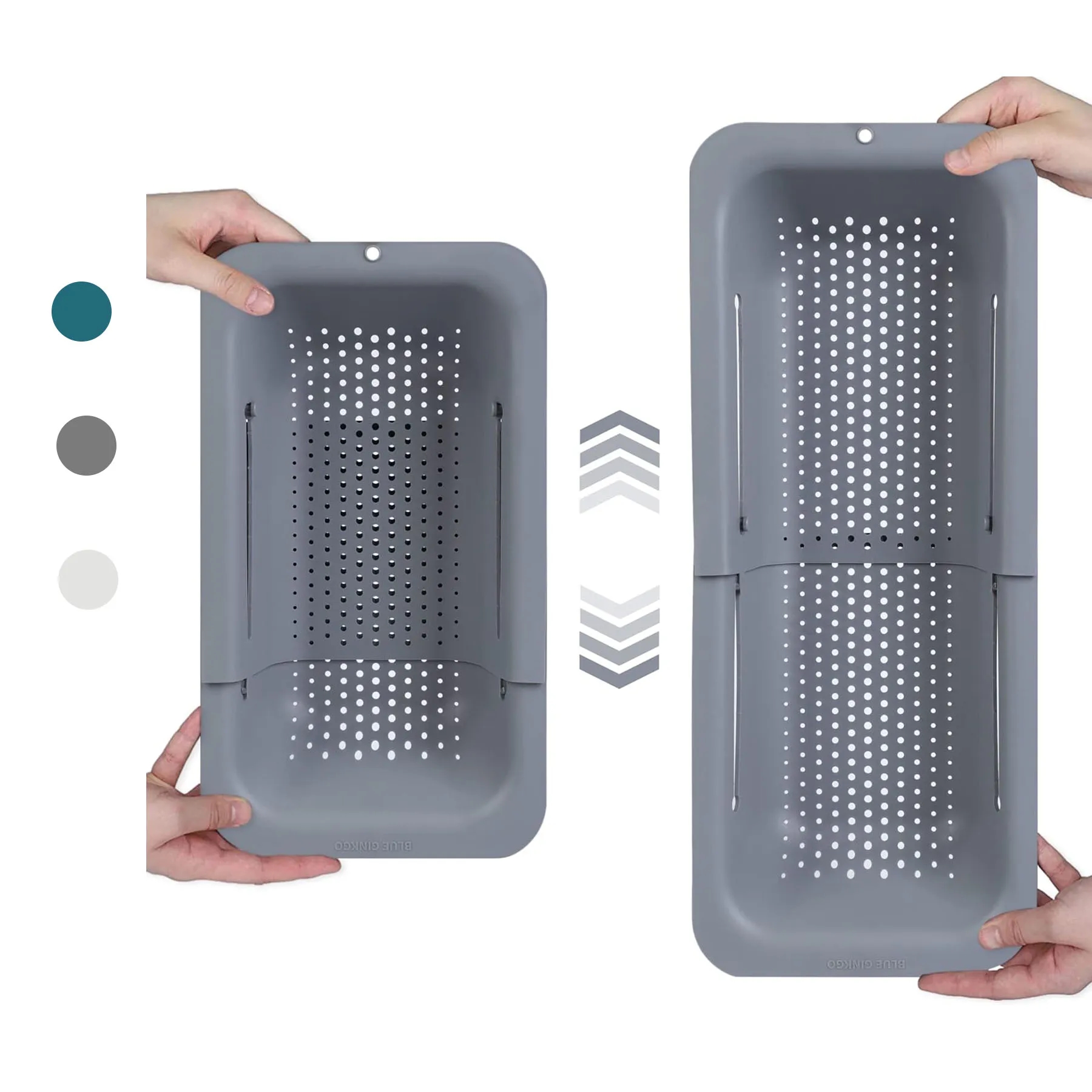 Over The Sink Colander Strainer Basket 6