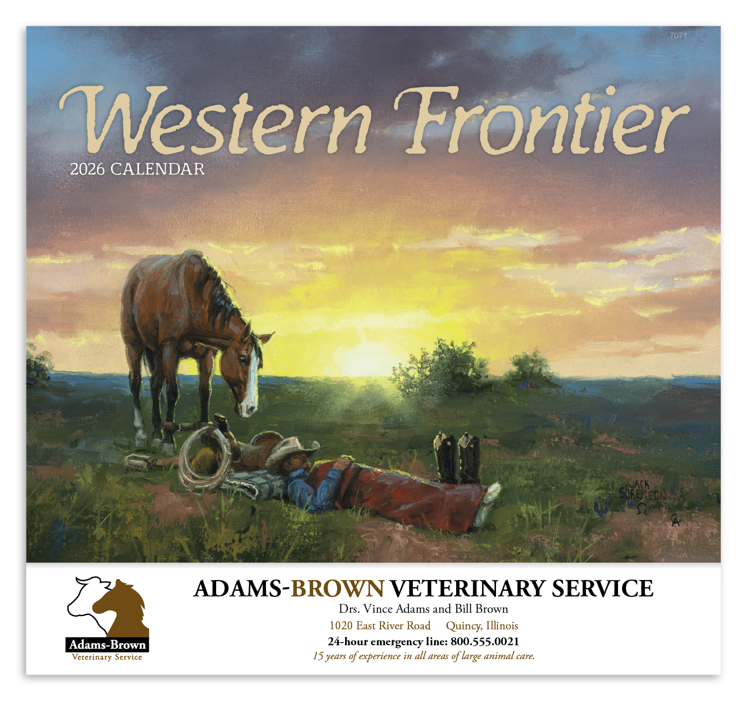Good Value™ Western Frontier - Stapled Calendar 1