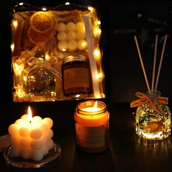 Custom Holiday Candle Set 5