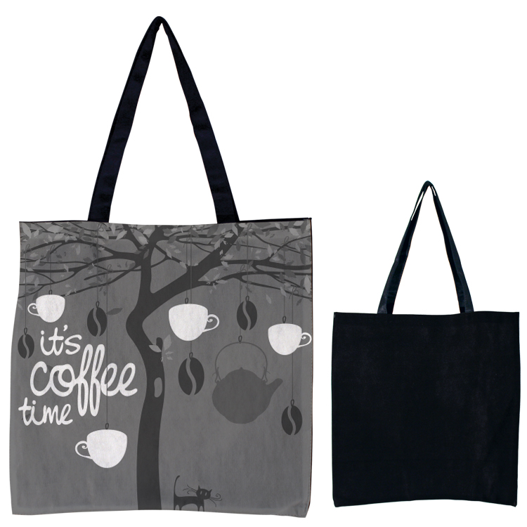 Flat Tote- Full Color on Front Only 14
