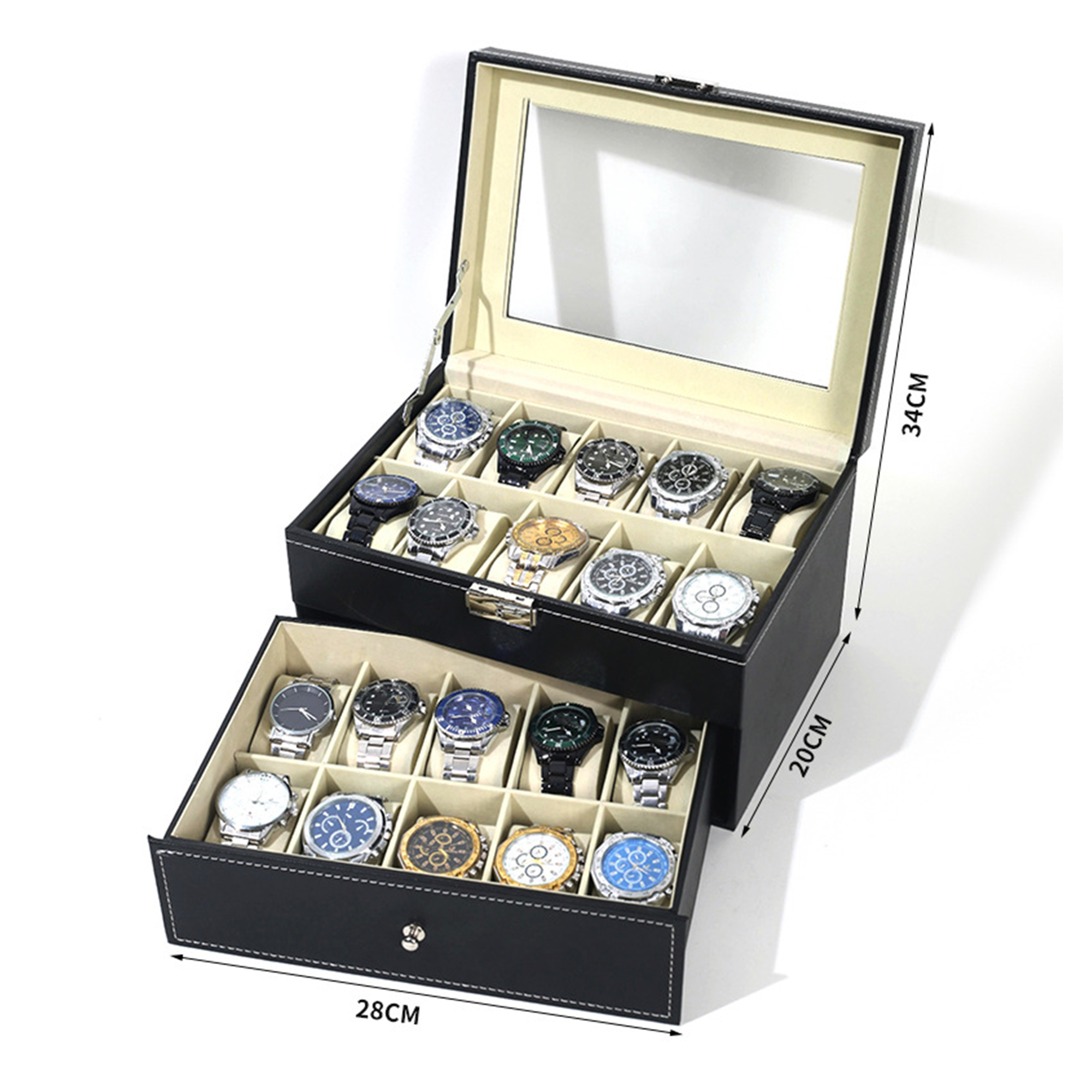 Leather Watch Storage Box 1