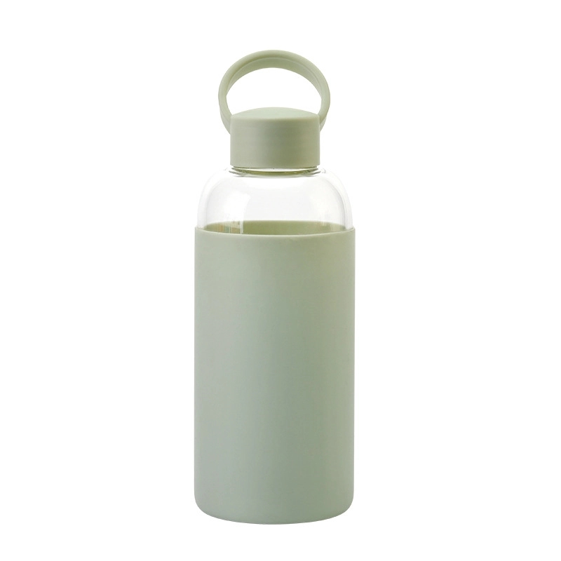 Custom 20 oz High-strength Borosilicate Glass Water Bottle 11