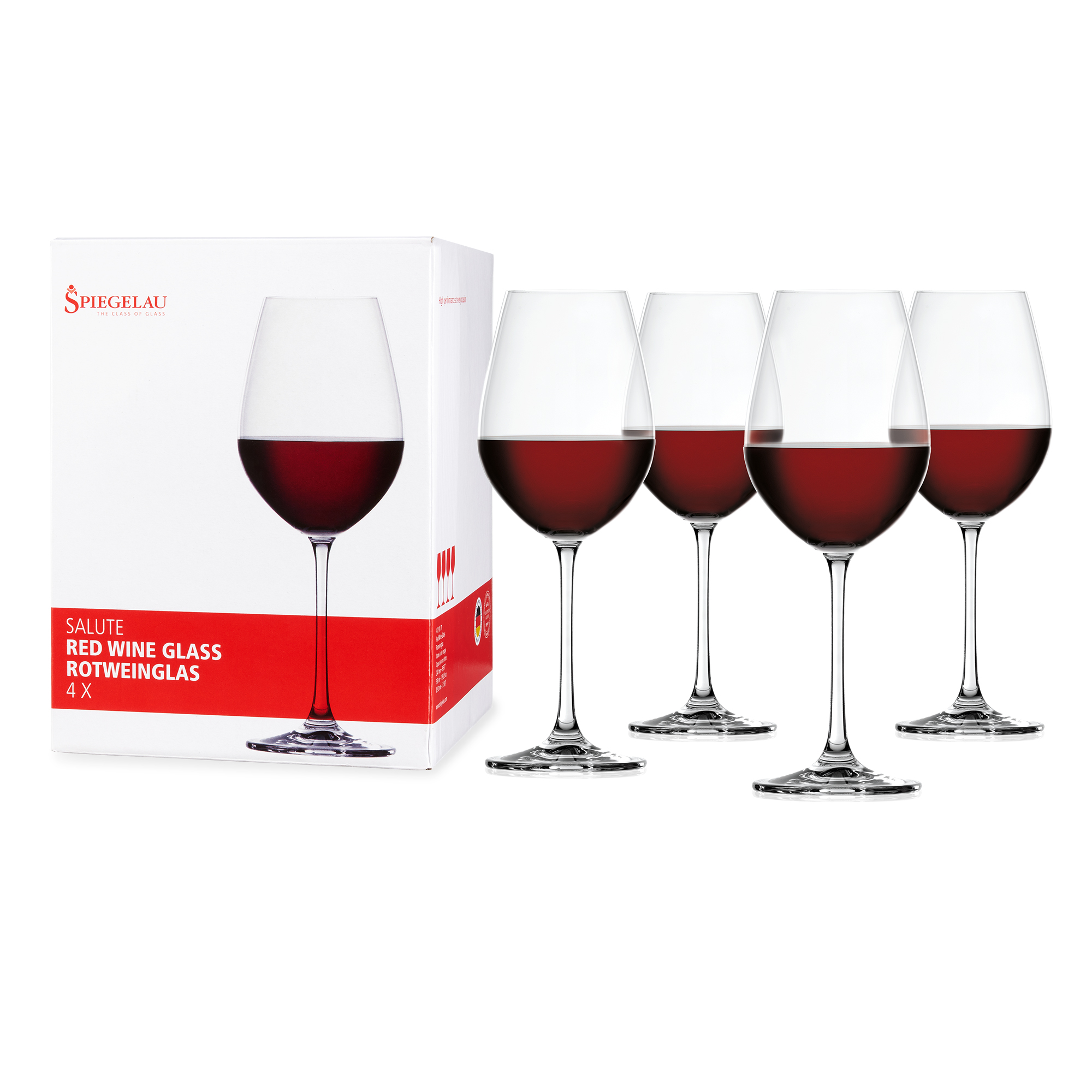 Spiegelau Salute 19.4 oz Red Wine Glass, set of 4 9