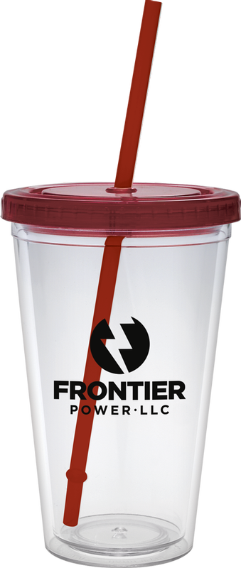 16 oz. Classic Carnival Cup - Color Lid and Straw 89