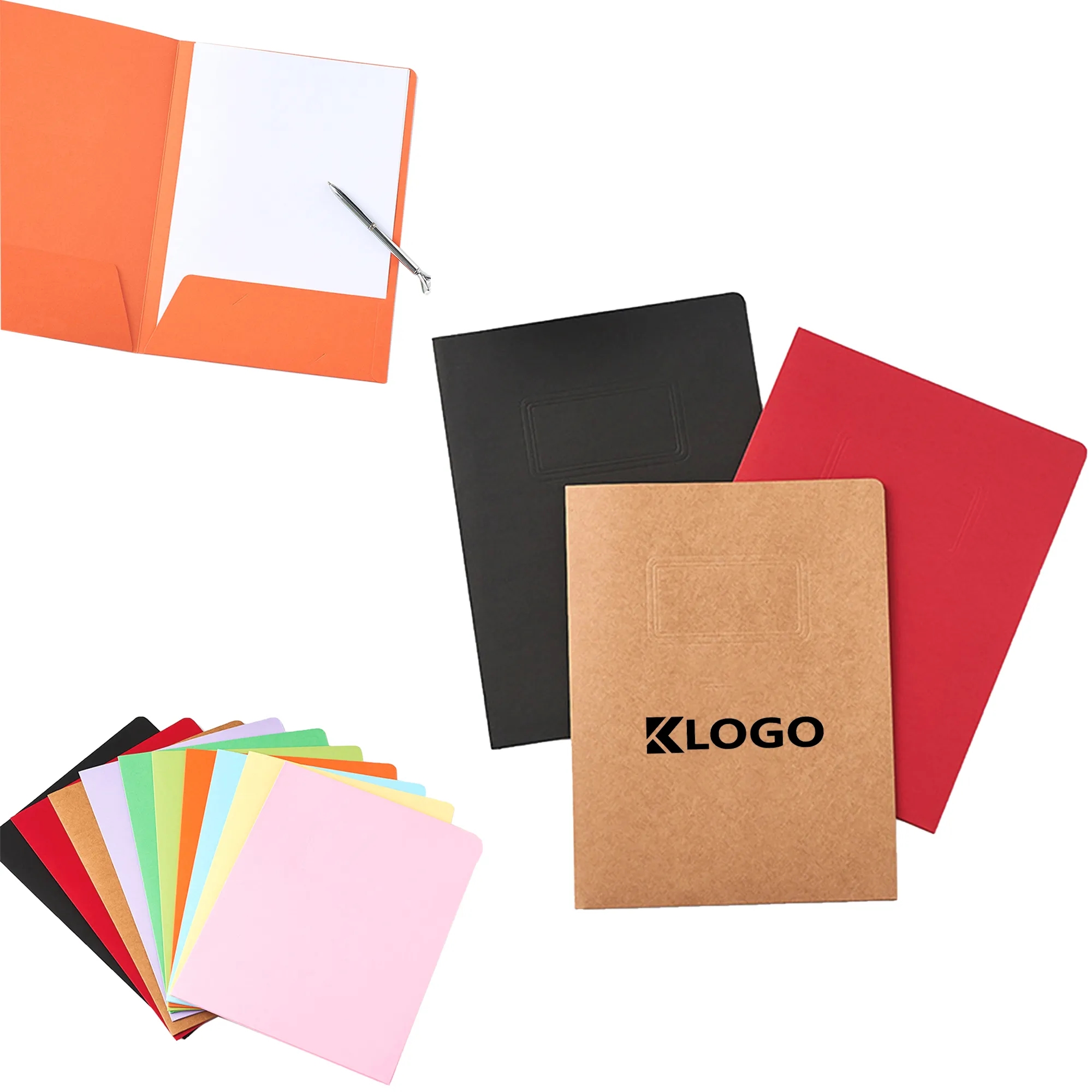 A4 Heavy Duty Paper Pockets File Folder 2