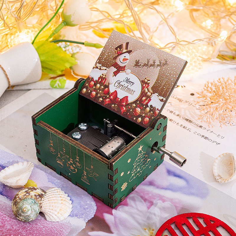 Christmas Gift Wooden Music Box 5