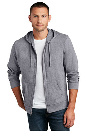 Jersey Full-Zip Hoodie