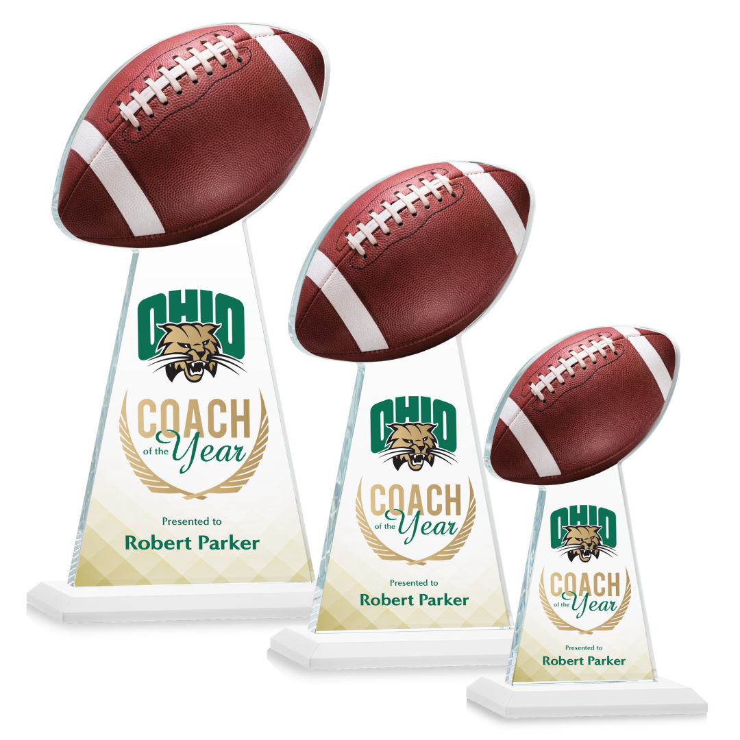Edenwood Football VividPrint™ Award - White