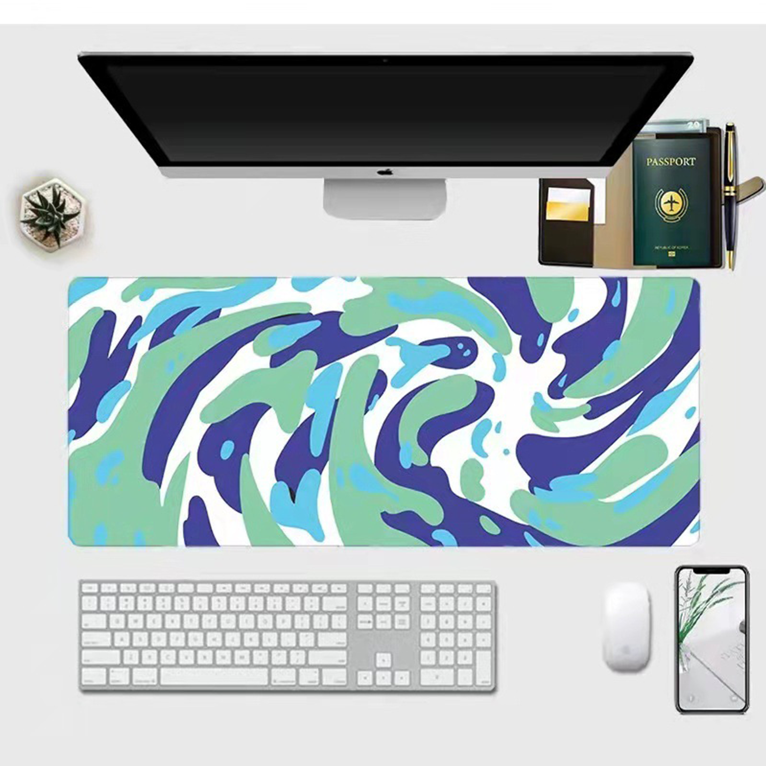 Camouflage Large Office Desk Gamer Keyboard Mat Mouse Pad 16